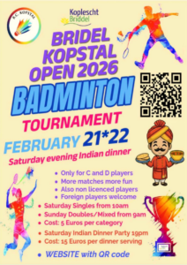 Tournoi / Tournament (Bridel) @ Hall Sportif Bridel